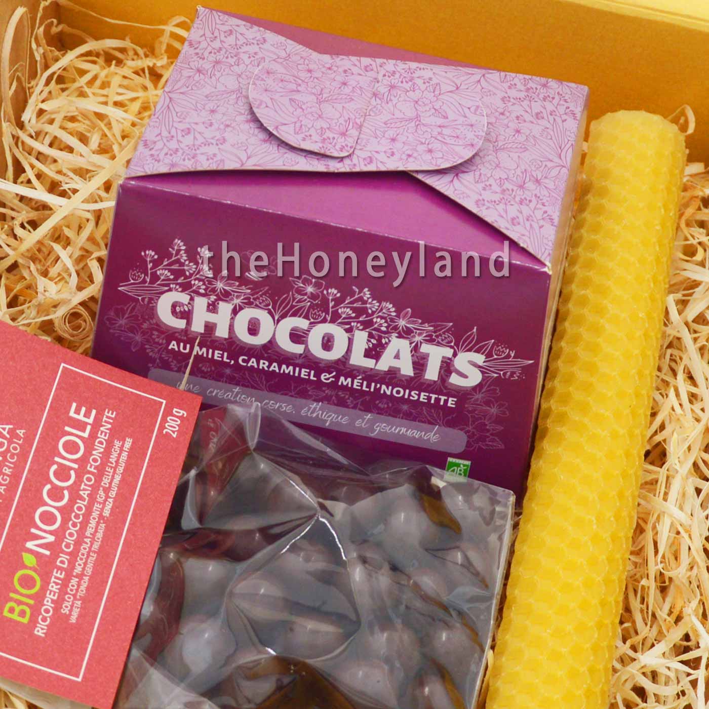 Cioccolatini regalo miele nocciole Piemonte IGP biologici