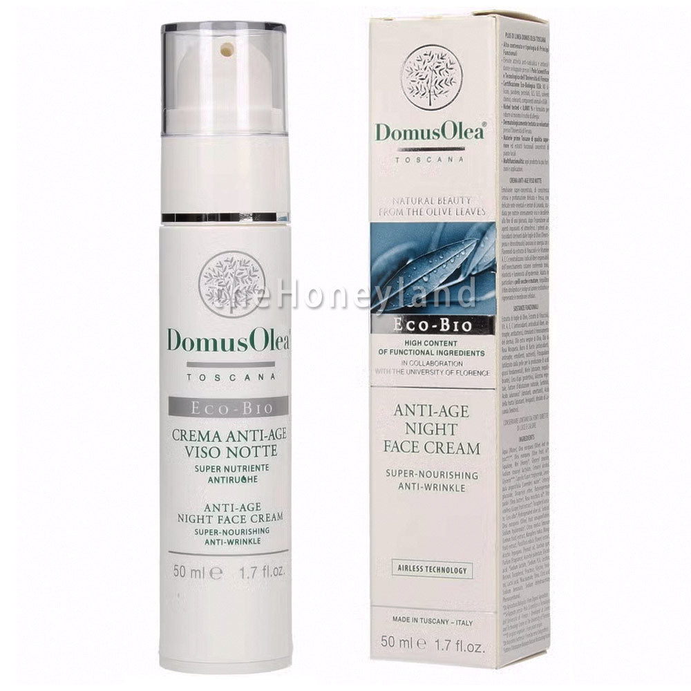 Crema viso notte antirughe eco-bio