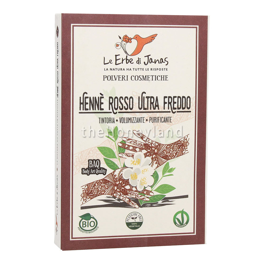 henne rosso biologico ultrafreddo naturale tatuaggi