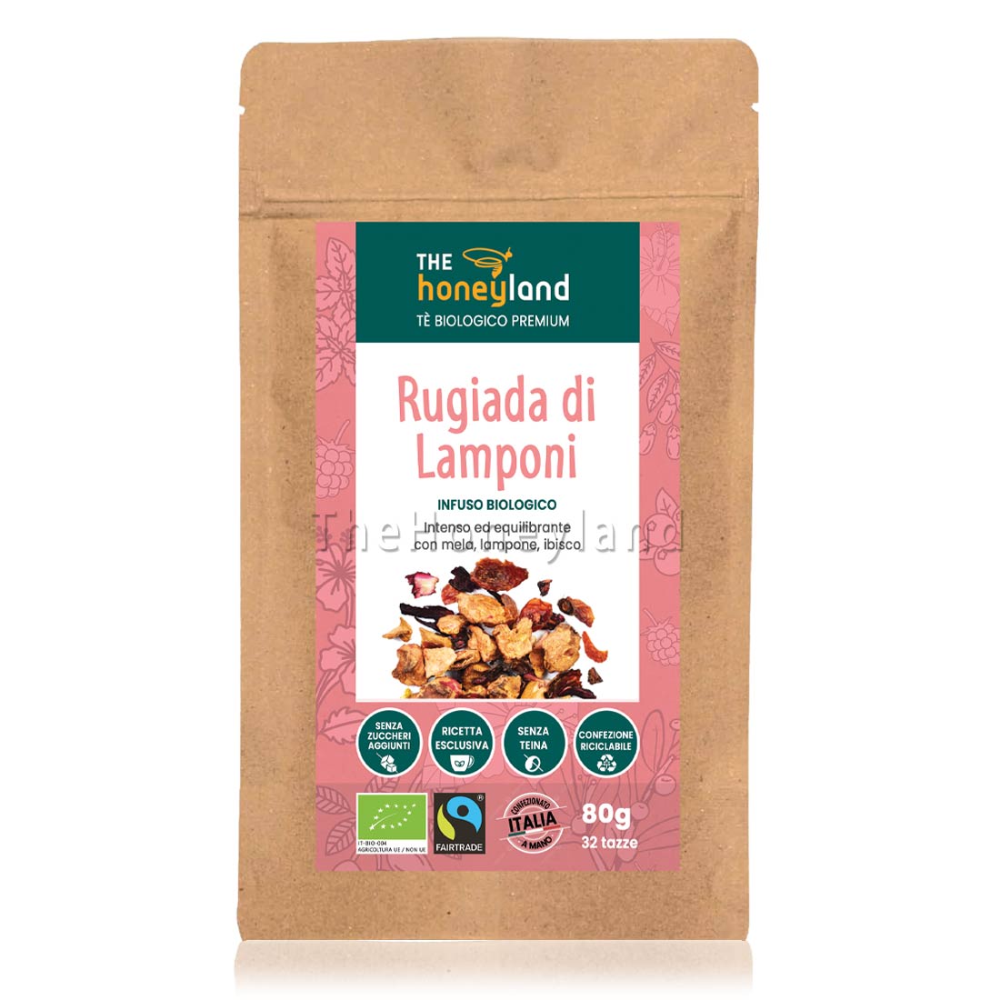 Rugiada di Lamponi - Infuso rosa canina e frutti rossi biologico