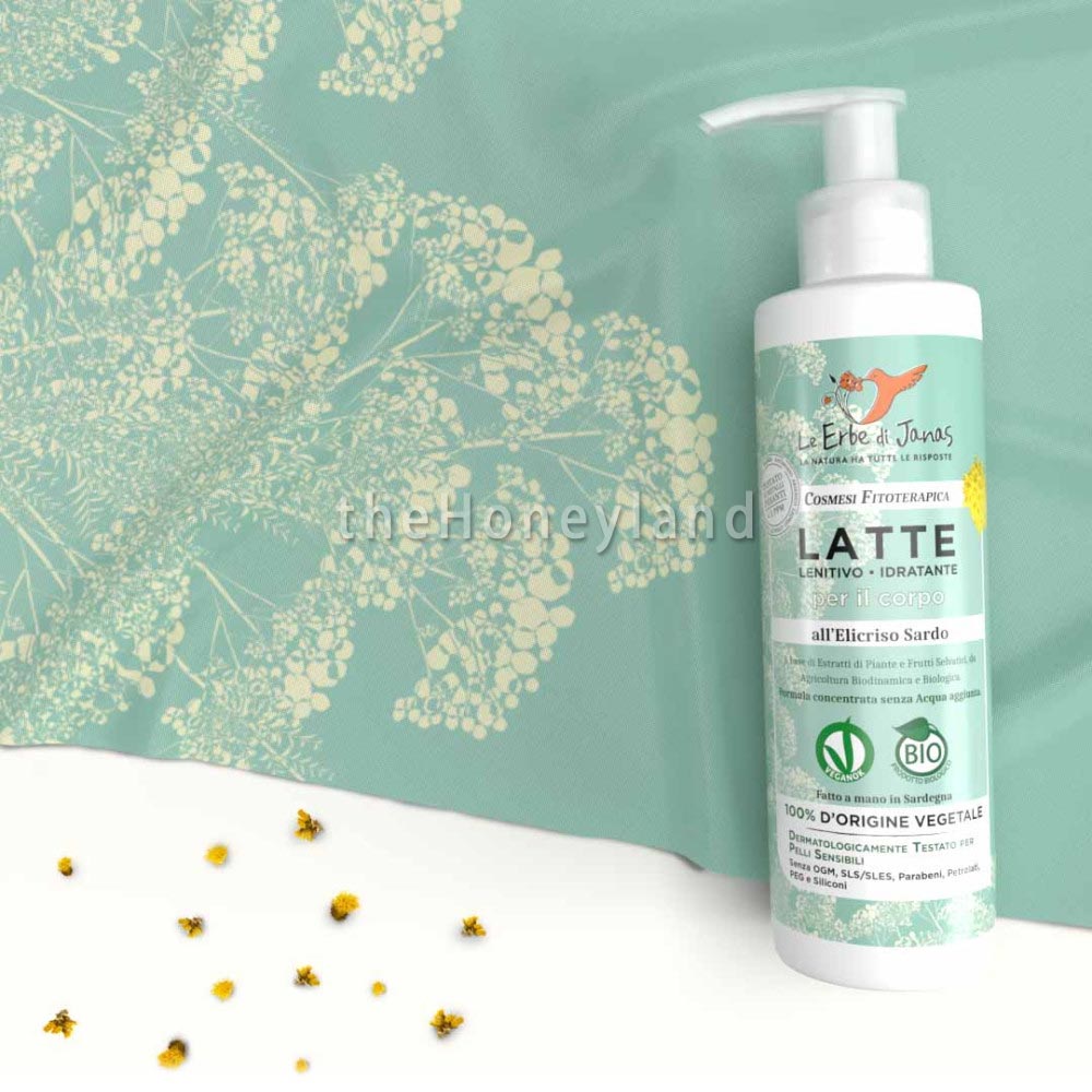 Latte corpo bio idratante Elicriso Sardo