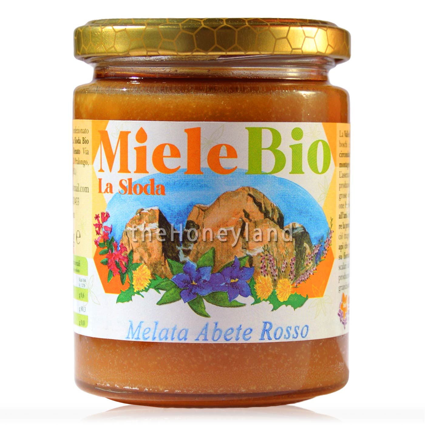 Organic Spruce Honeydew Honey from Dolomiti Bellunesi Park
