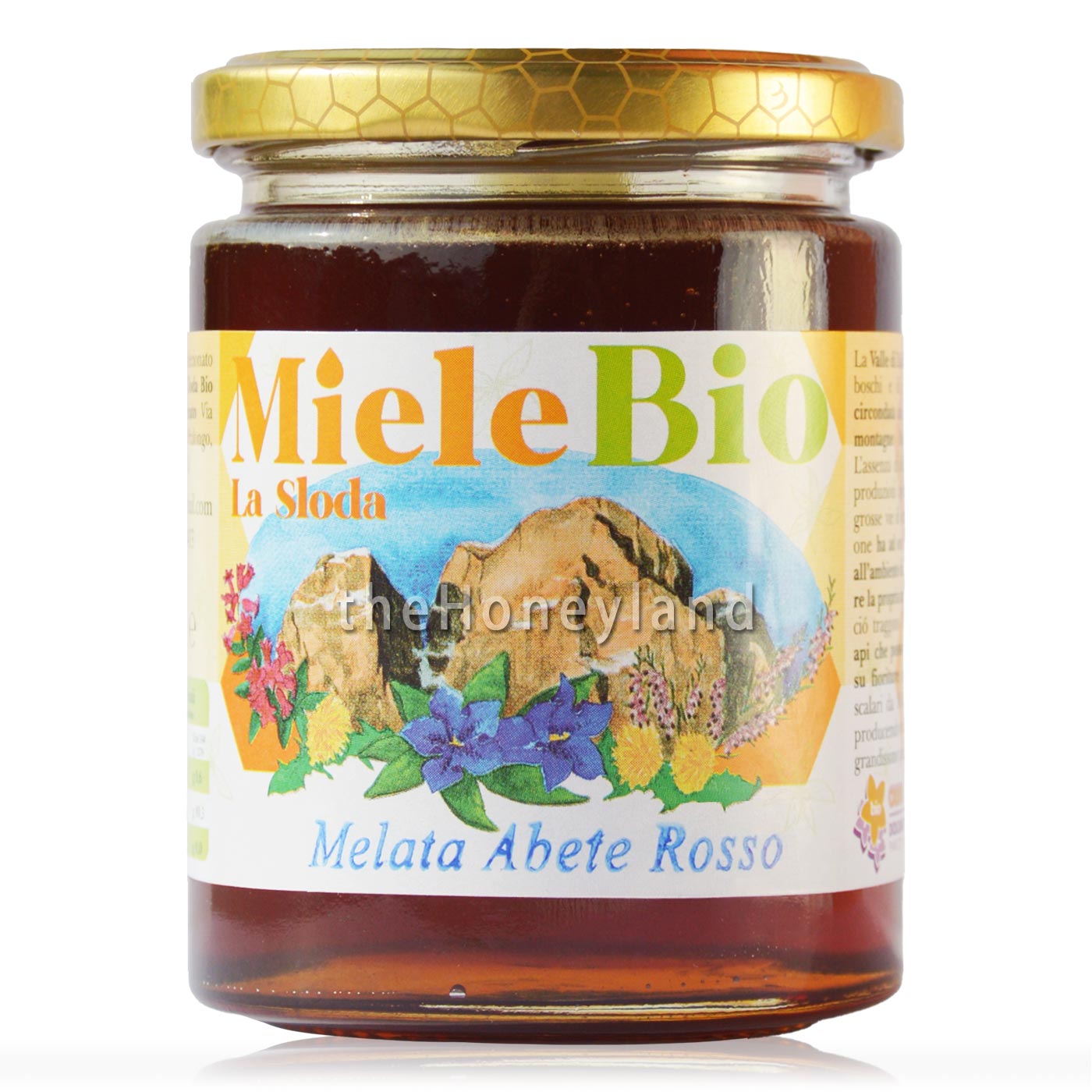 Organic Spruce Honeydew Honey from Dolomiti Bellunesi Park