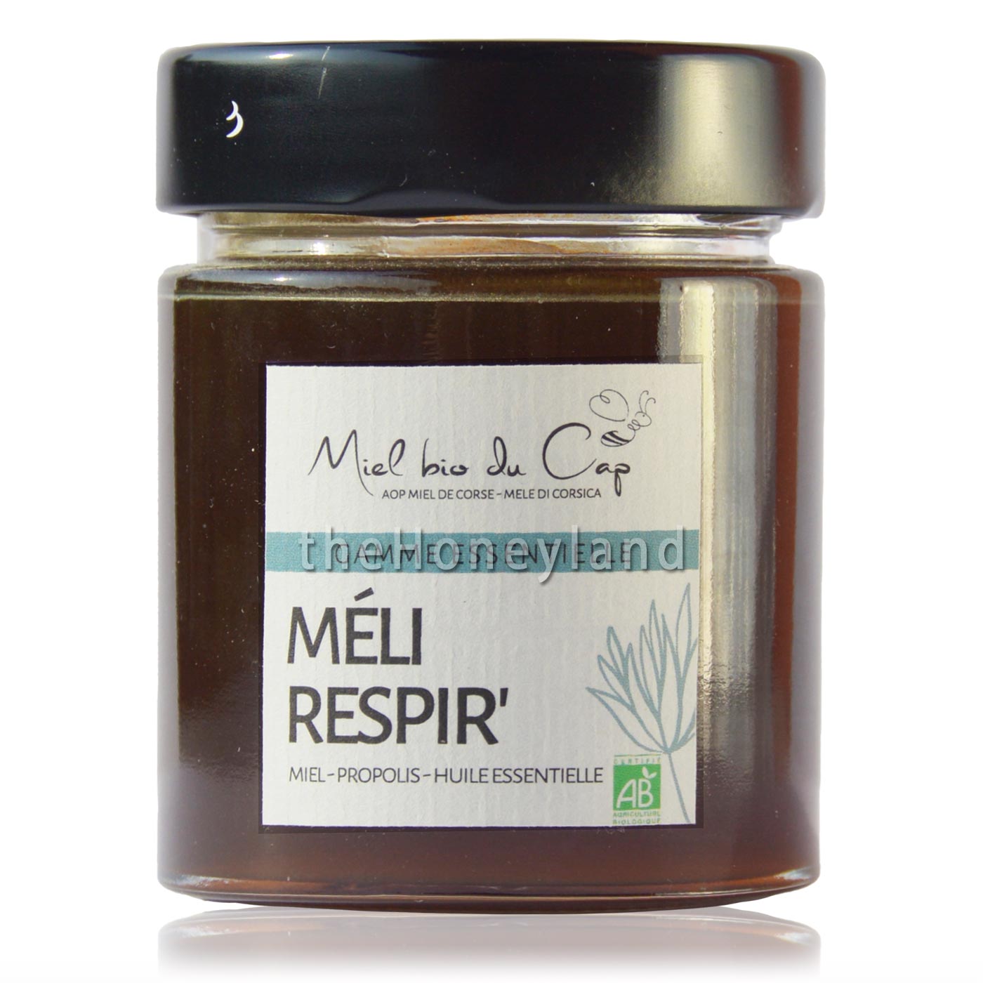 Organic balsamic honey with essential oils from Corsica