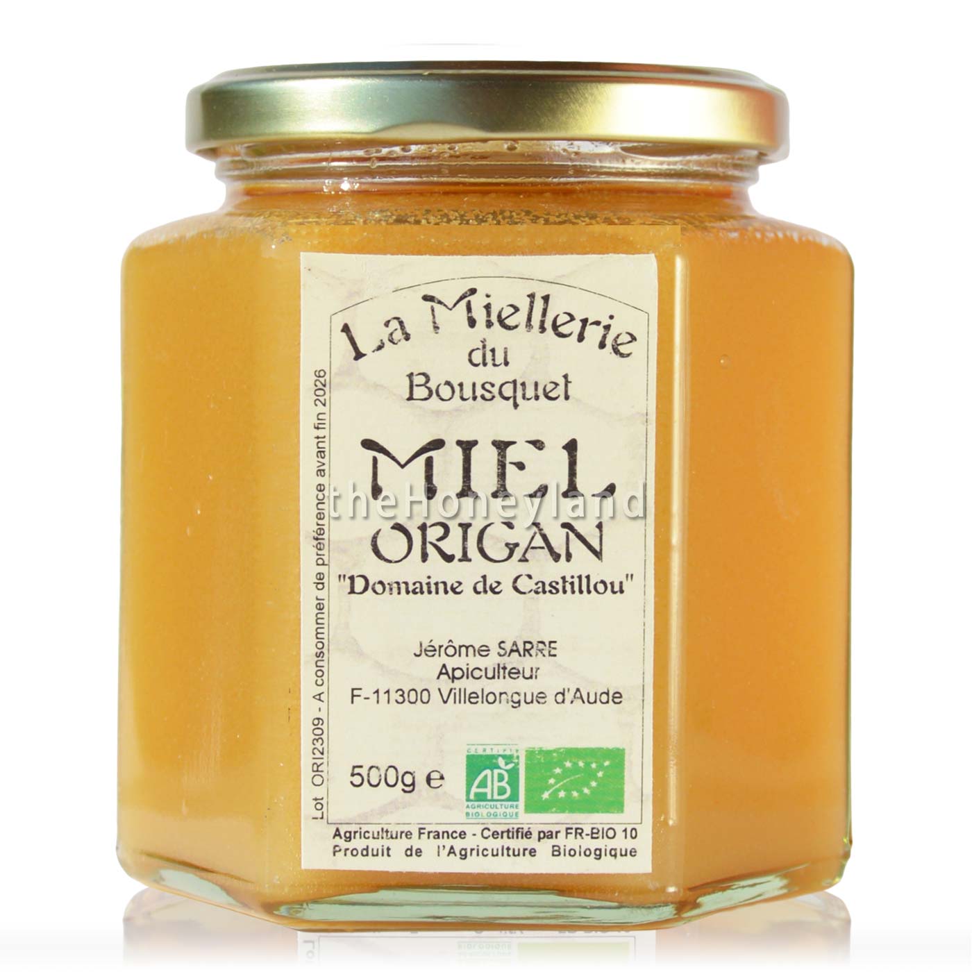 Miele di origano bio "Domaine de Castillou" - Francia