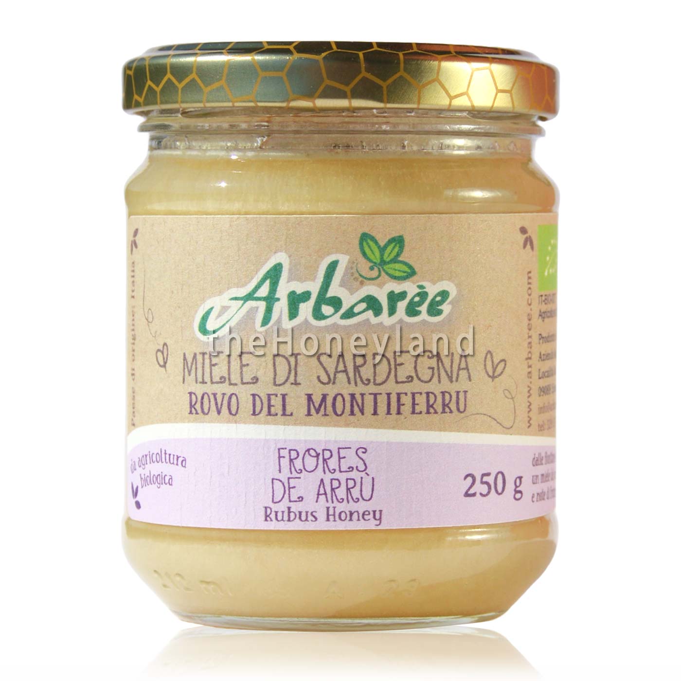 Miele di rovo di mora biologico del Montiferru