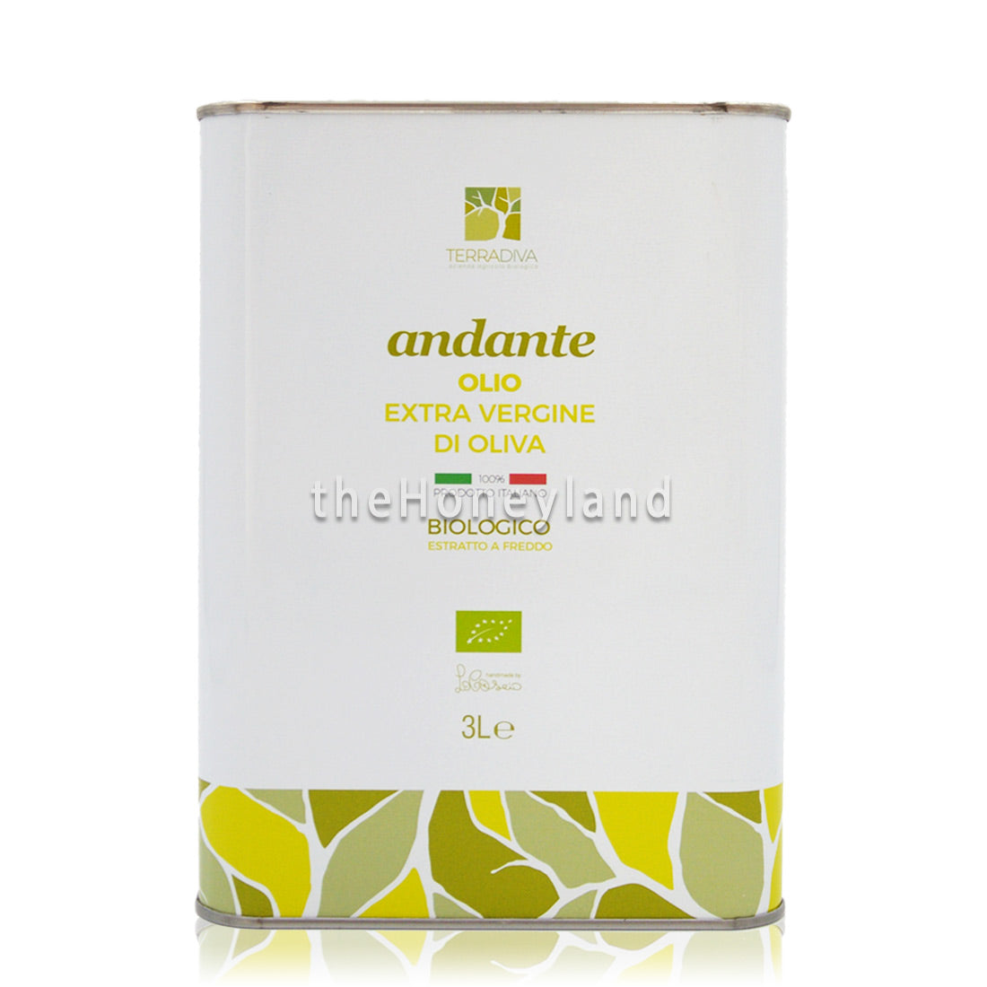Cold pressed Extra Virgin Olive Oil Andante - 3 litre tin