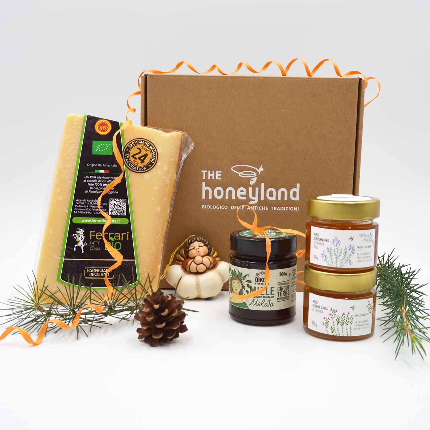 Parmigiano 24 mesi e miele box regalo