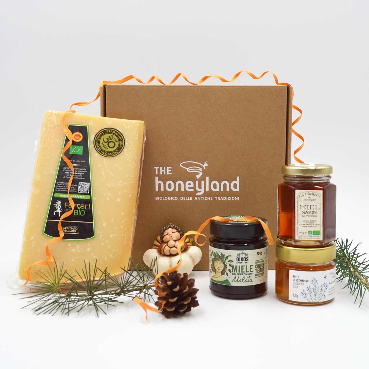 Parmigiano 30 mesi e miele box regalo