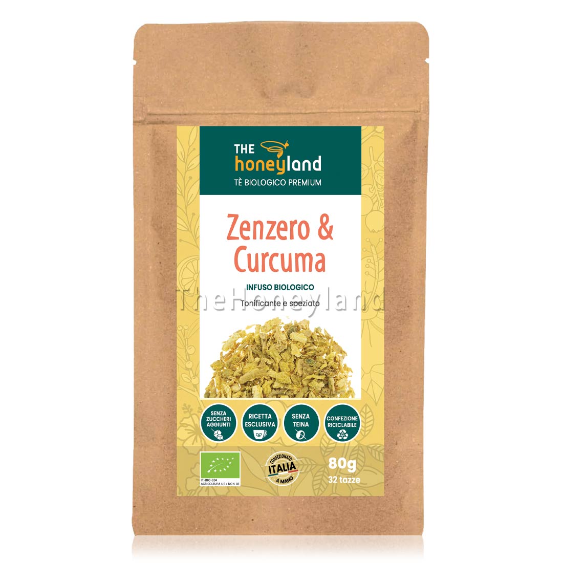 Infuso zenzero e curcuma bio