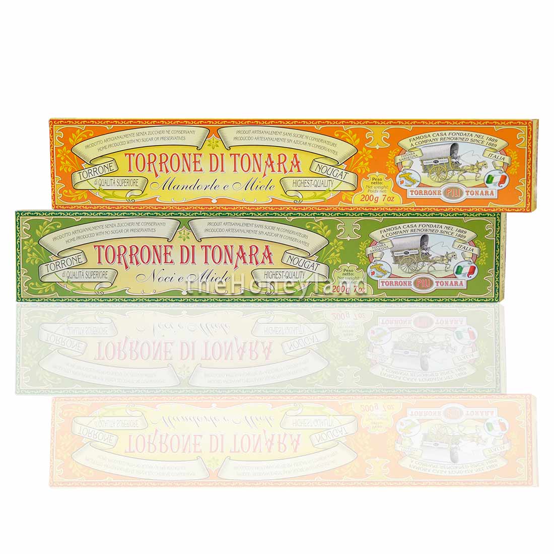 Artisan Sardinian nougat assorted flavors 2 pcs.