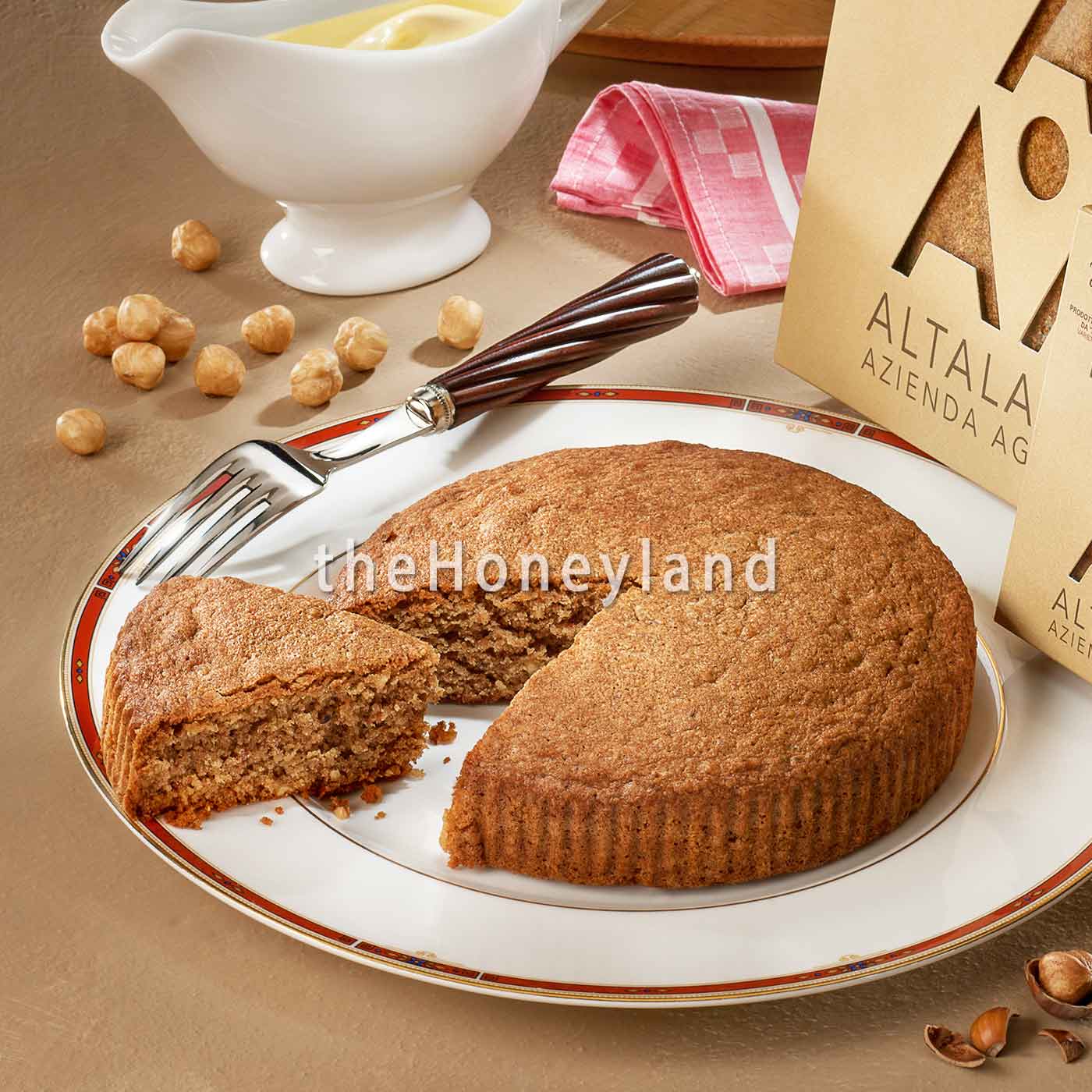 Torta di nocciole biologica senza glutine