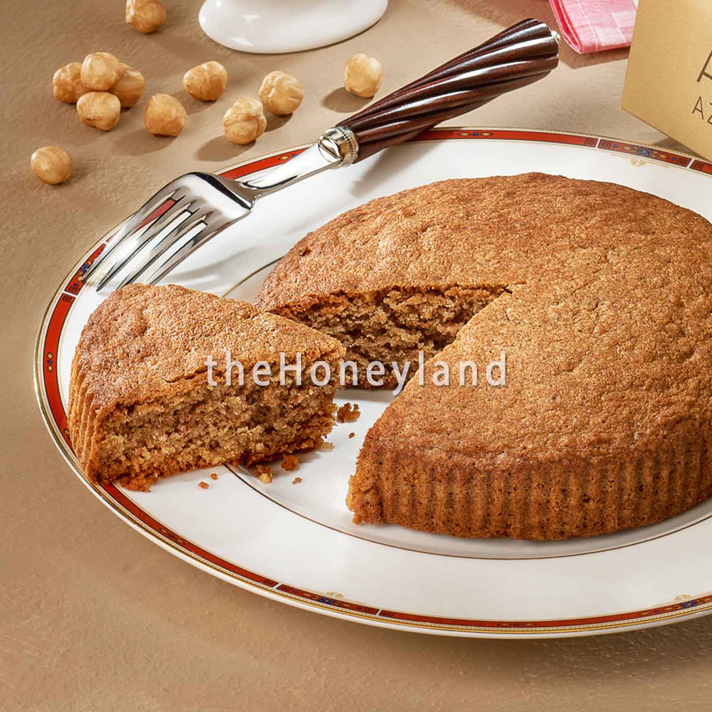 Torta di nocciole piemontese biologica