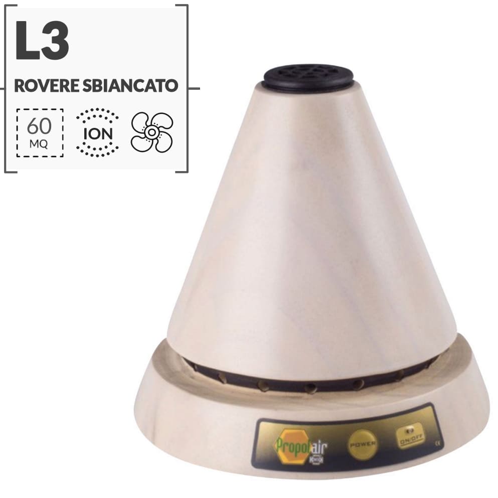 Propolair Diffusore Propoli in legno L3 - Ionizzatore e Ventola