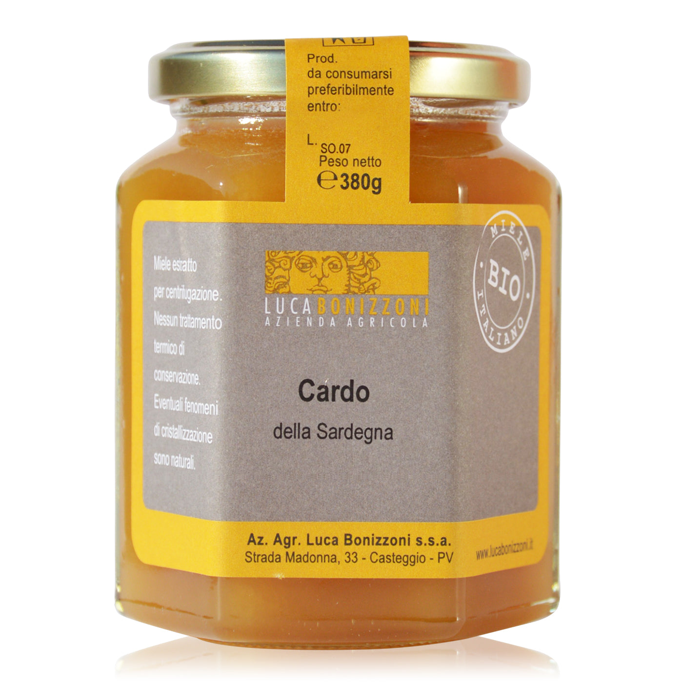 Organic Thistle Honey from Castiadas (Sardinia)