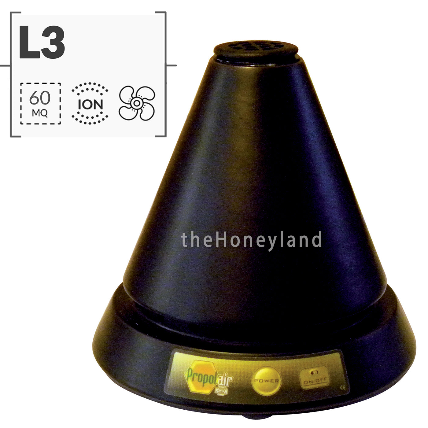 Propolair Wooden Propolis Diffuser L3 - Ionizer and Fan