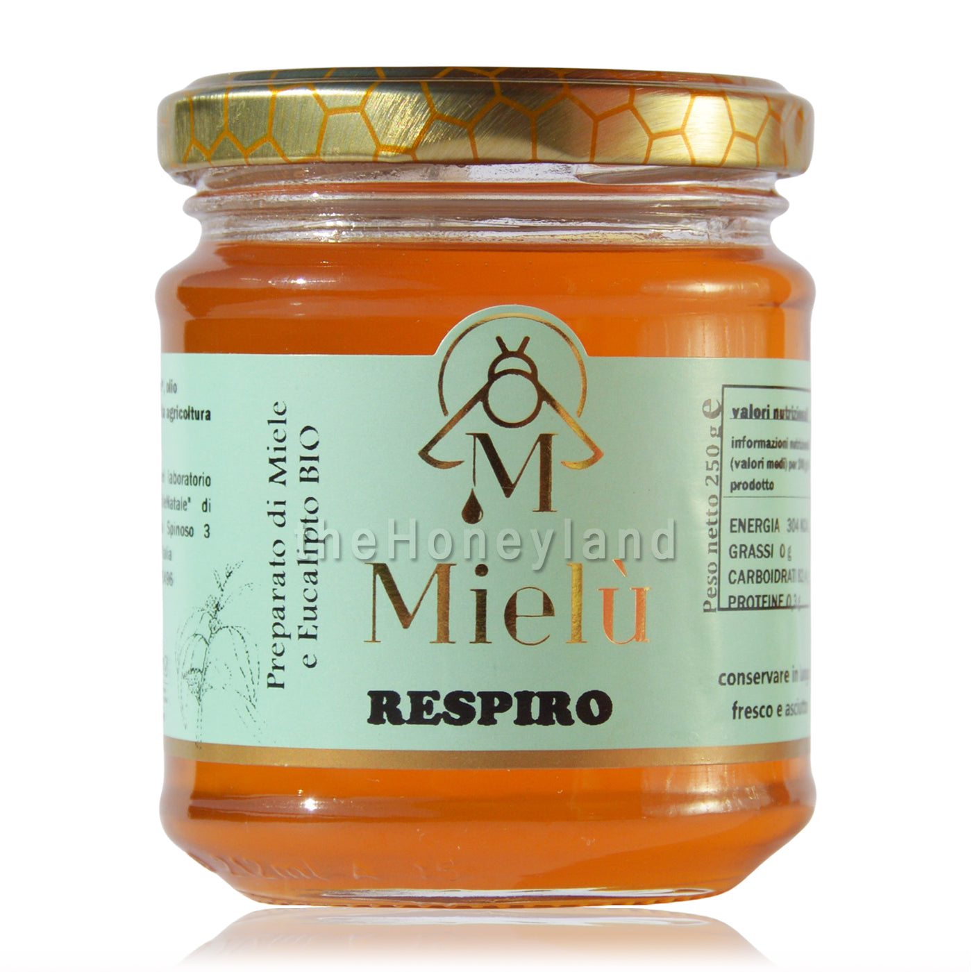 Respiro - Miele balsamico grezzo con Eucalipto bio