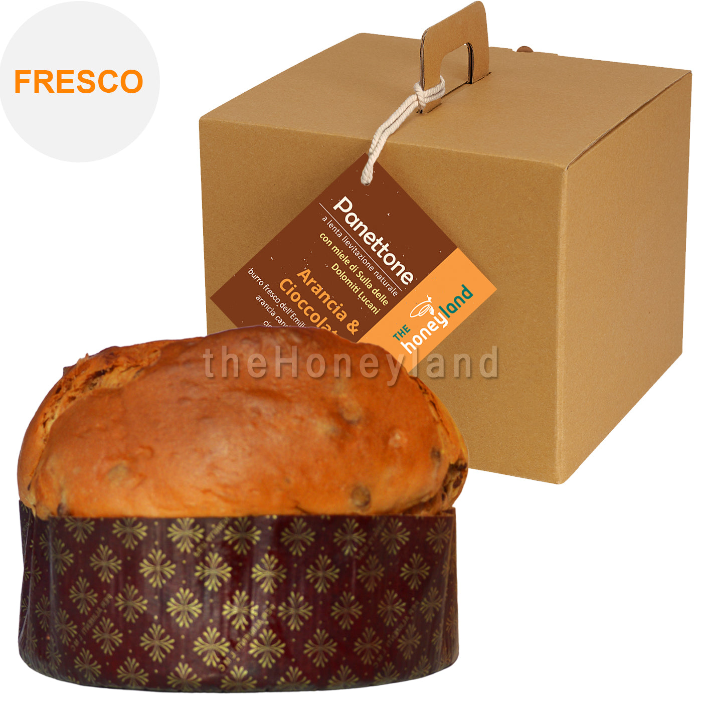 Panettone "Arancia e Cioccolato" biologico artigianale