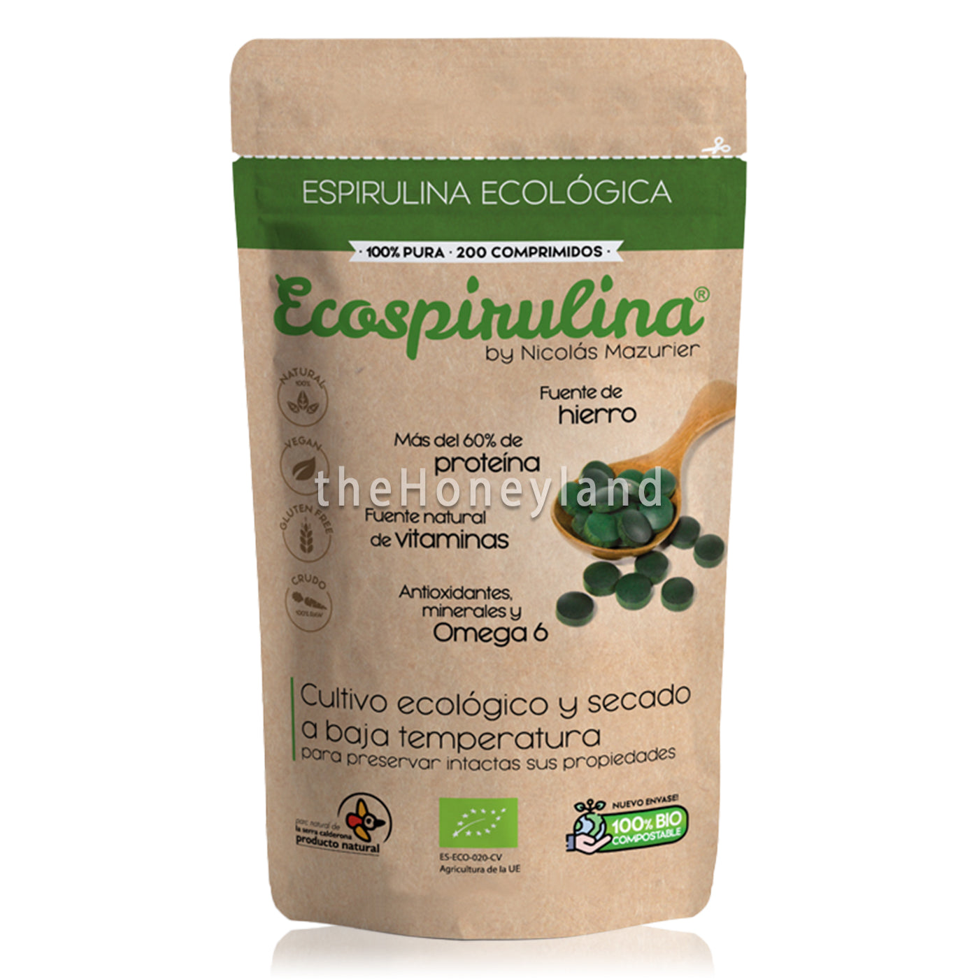 Spirulina compresse bio Parco Naturale Sierra Calderona