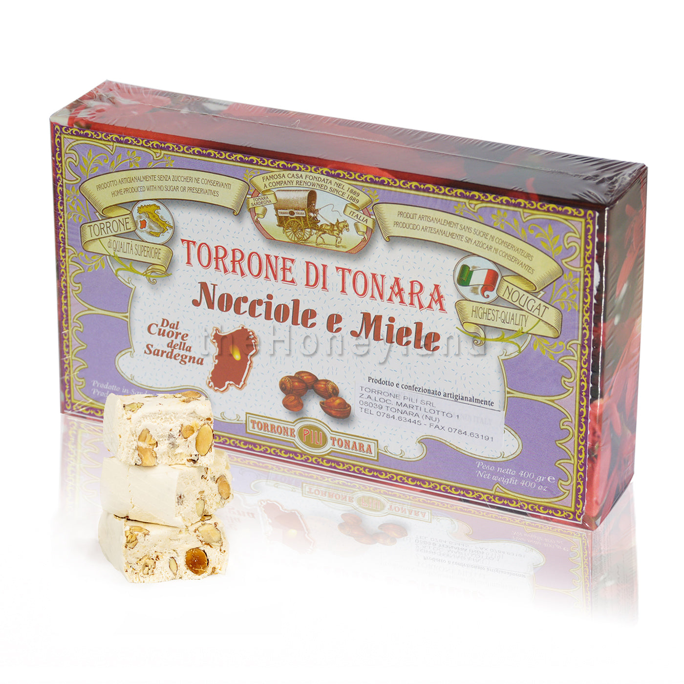 Torrone sardo con nocciole di Tonara