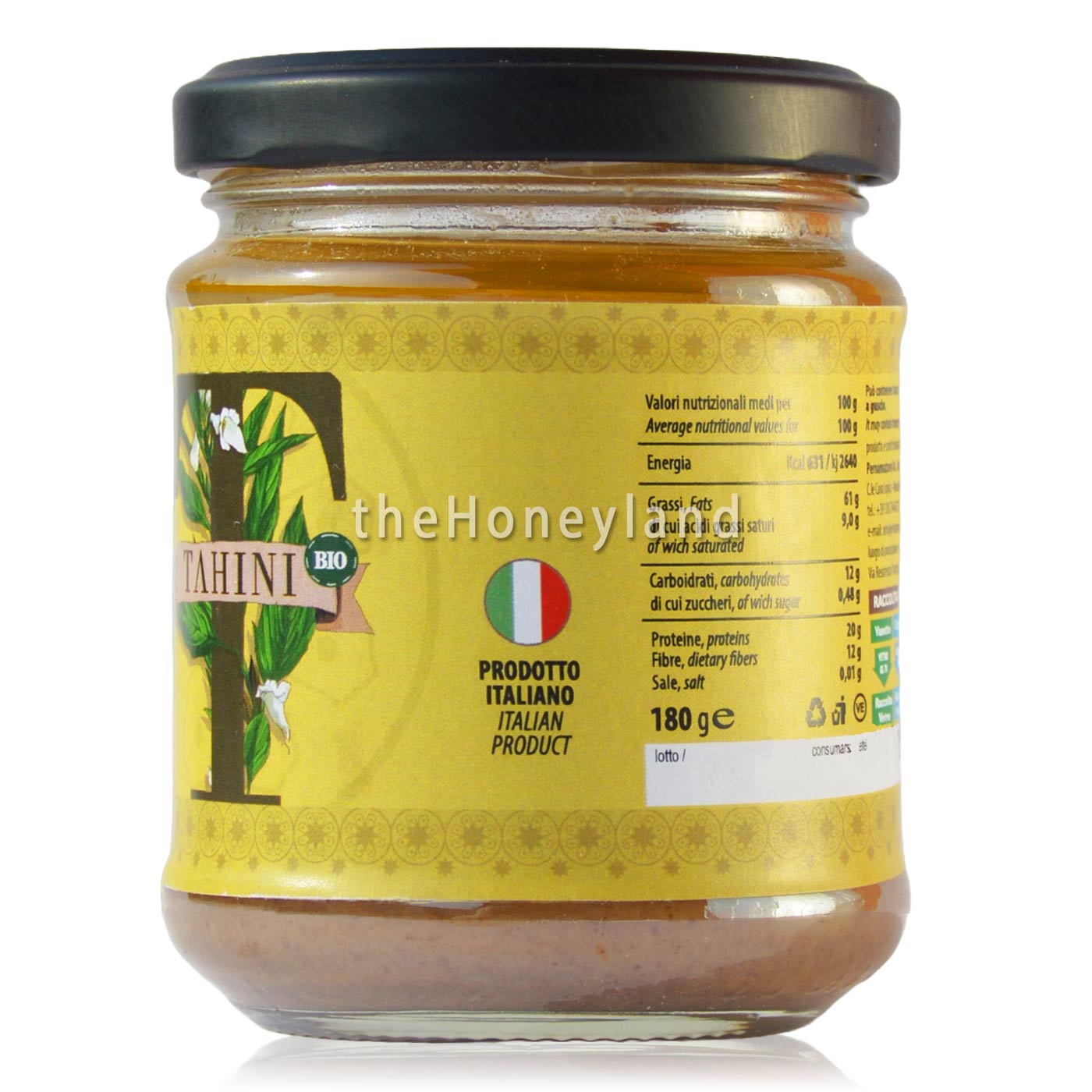Organic Tahini sesame cream – 100% Sicilian
