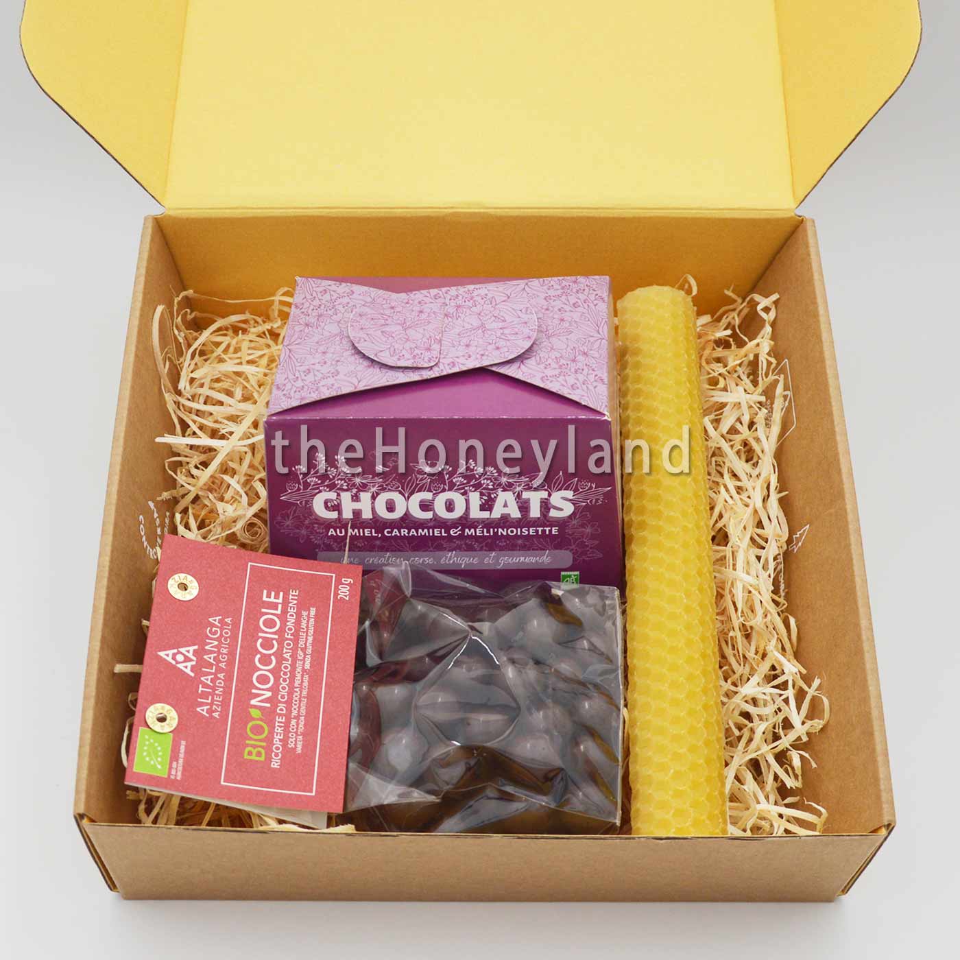 Sweet thoughts chocolate and honey gift box
