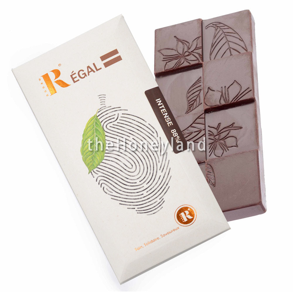 Raw chocolate bar 88% organic