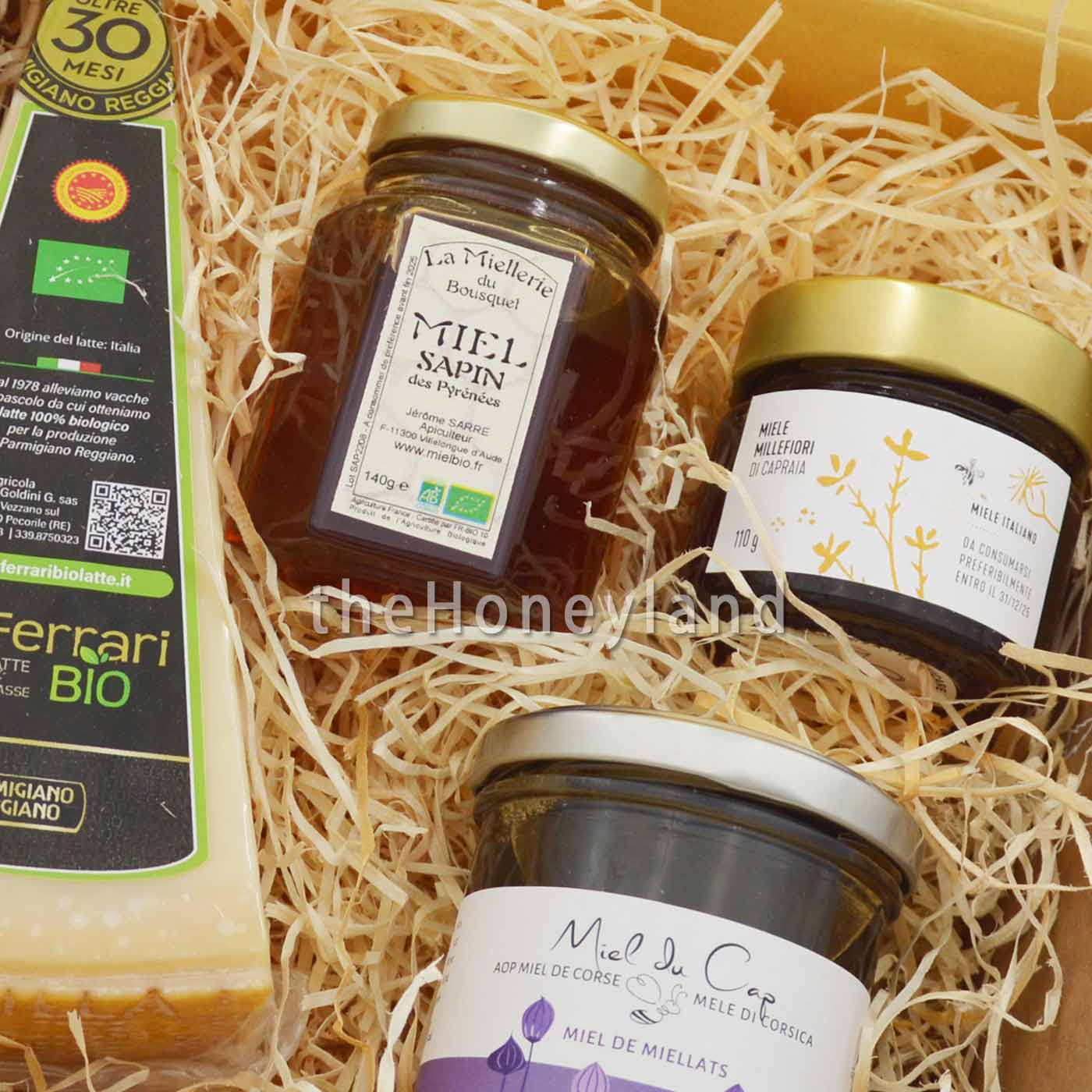 30 months parmesan and honey gift box