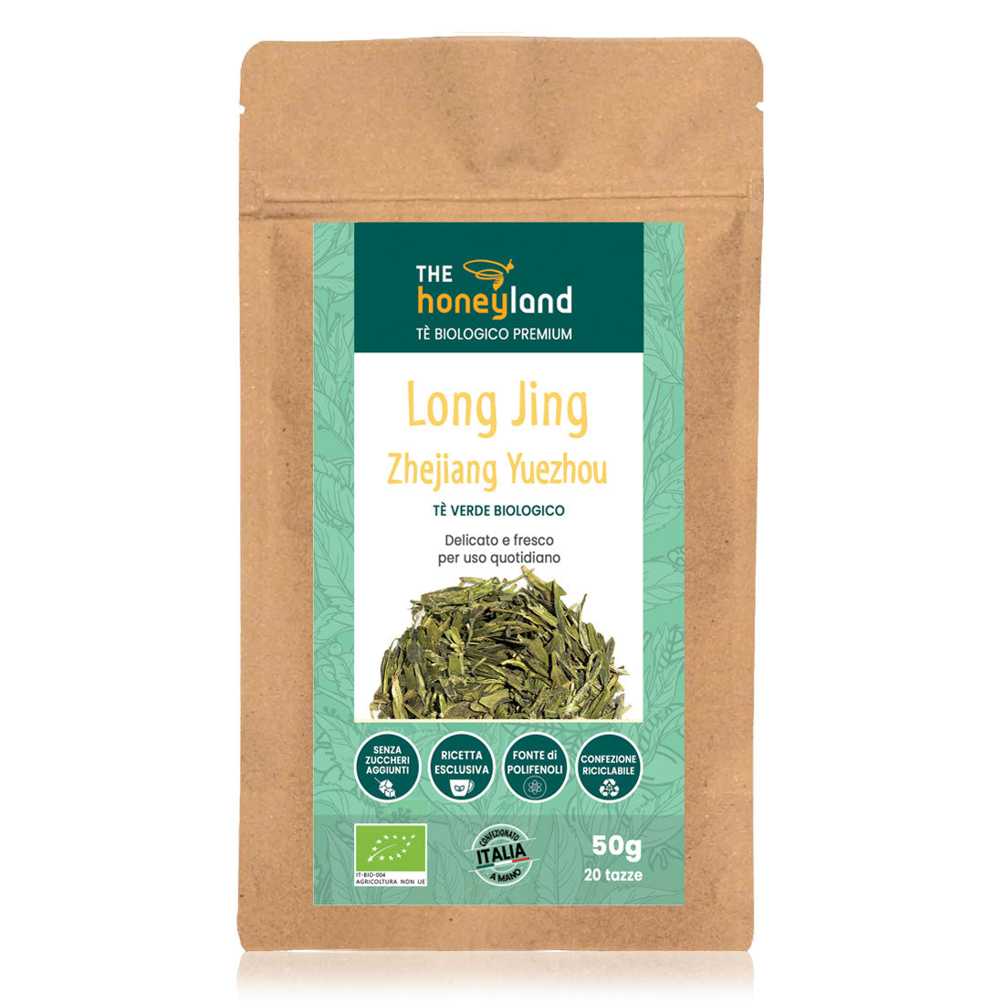 Organic Long Jing Green Tea PGI - Yuezhou Region