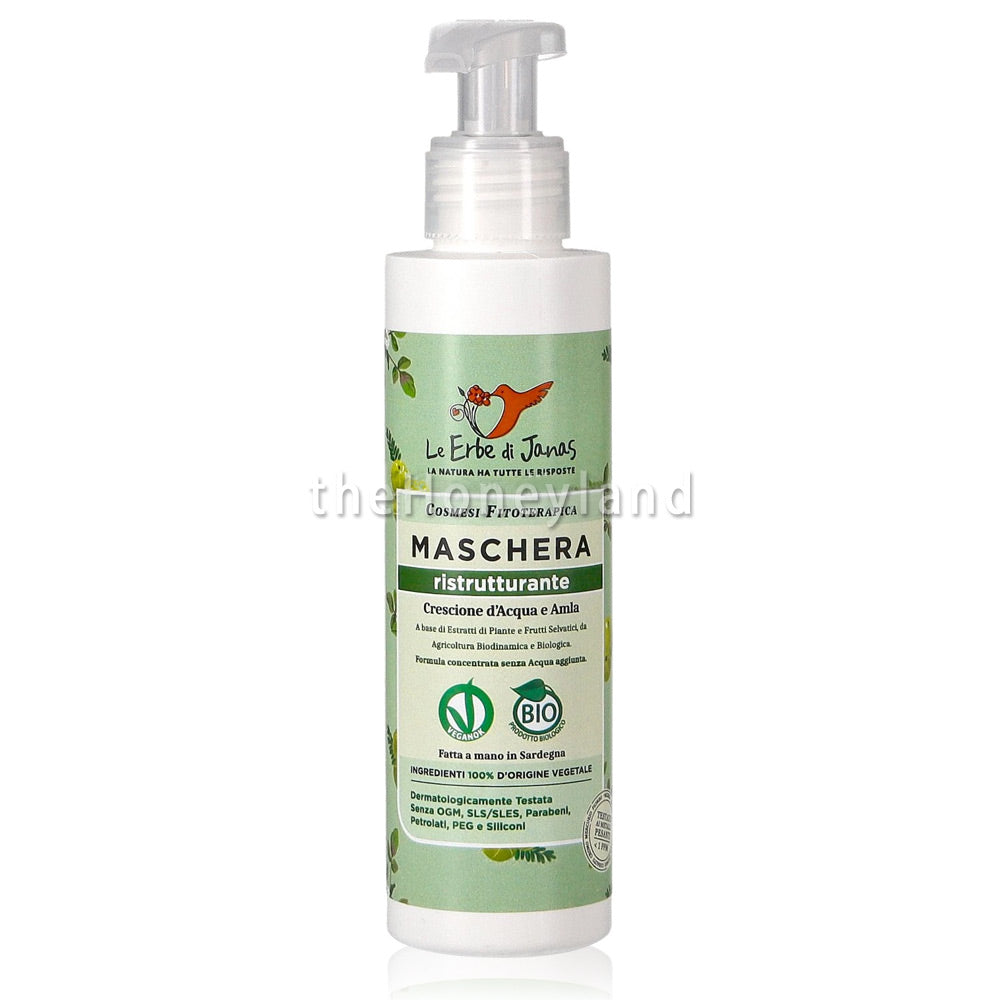 Maschera per capelli ristrutturante bio Amla