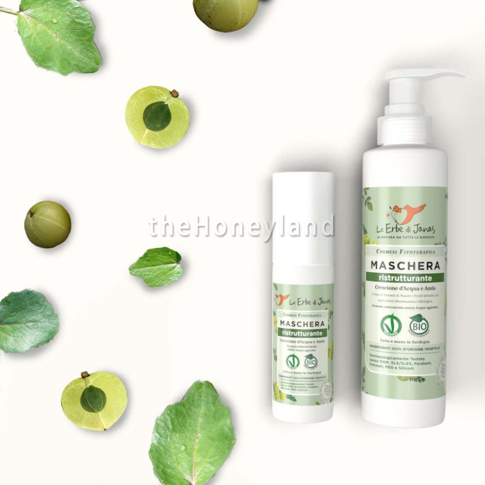 Maschera per capelli ristrutturante bio Amla