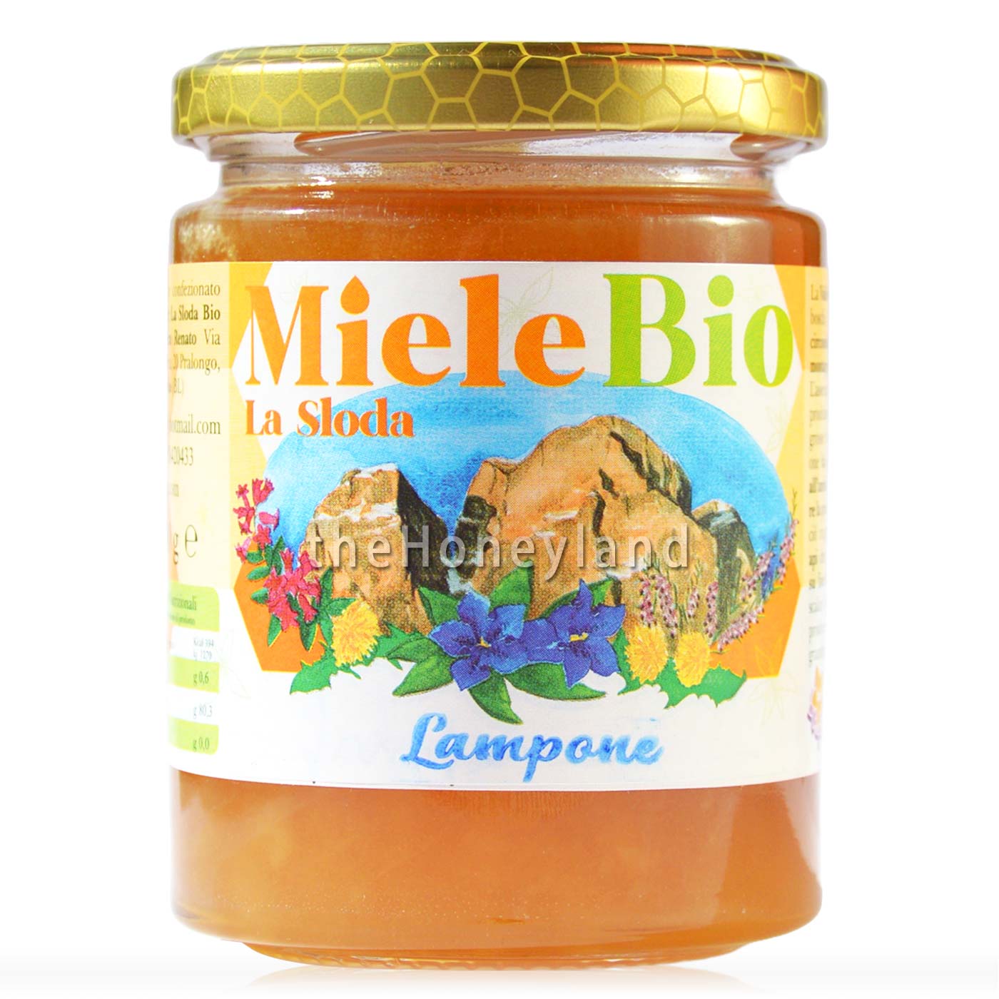 Miele di lampone biologico Dolomiti Bellunesi