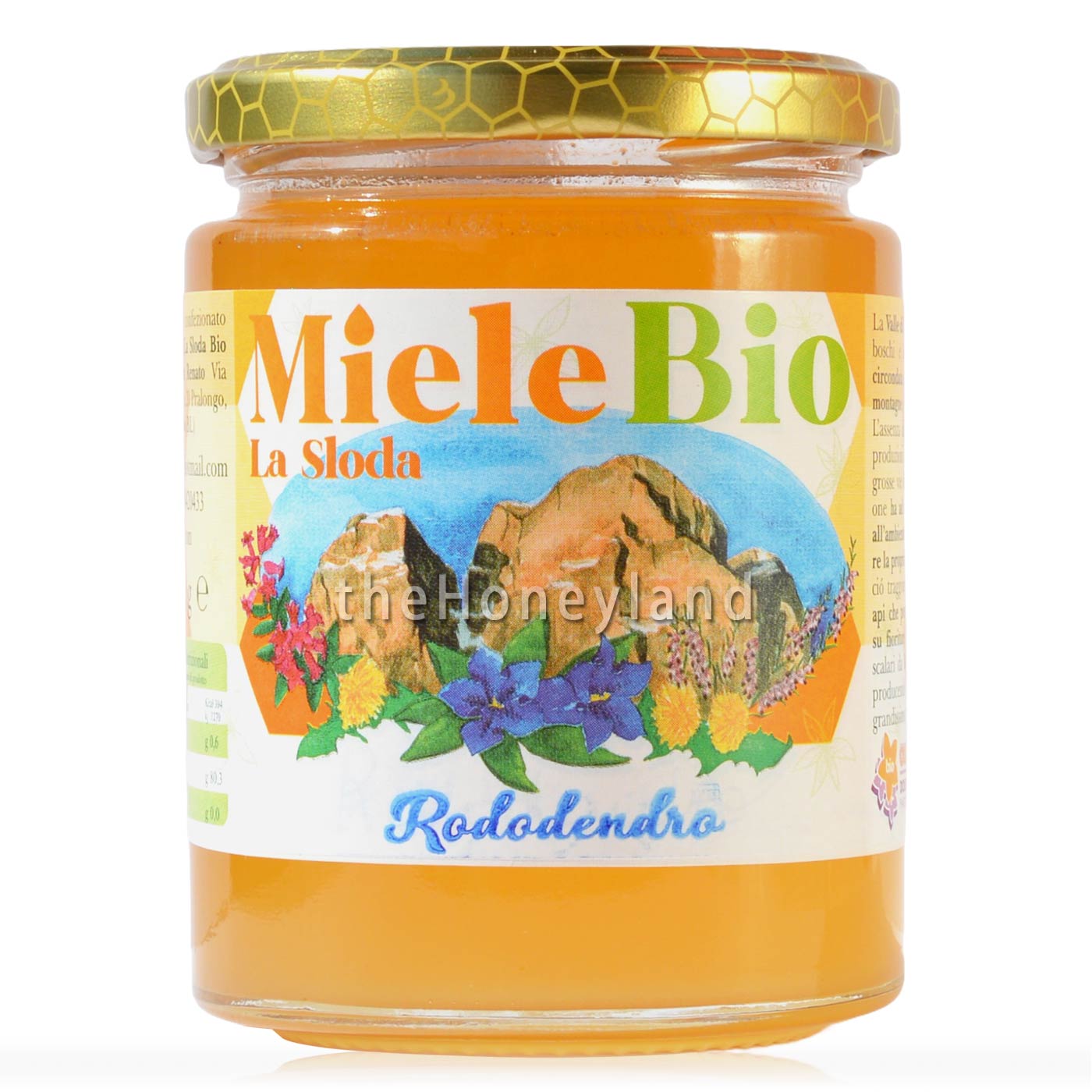 Organic Rhododendron Honey from the Dolomites