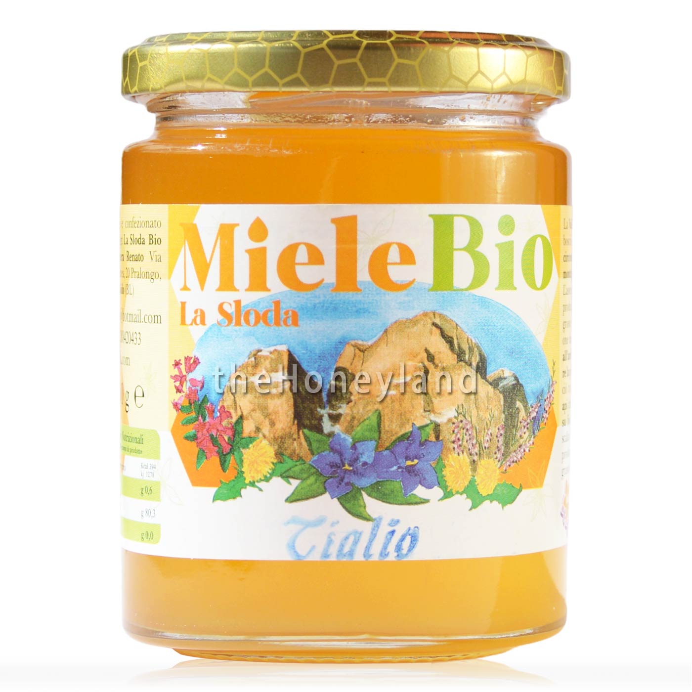 Organic Linden Honey Dolomiti Bellunesi