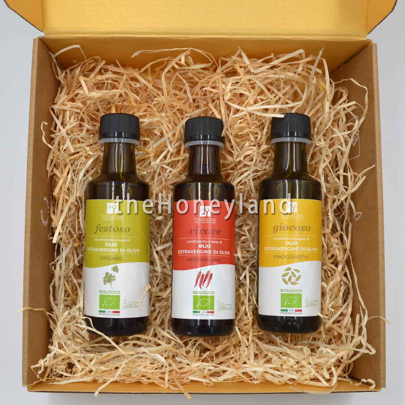 Oli aromatizzati biologici - Box Regalo