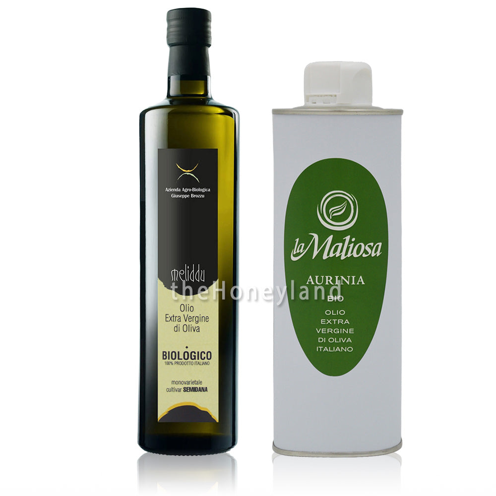 Set Olio biologico fruttato medio (Toscana & Sardegna)