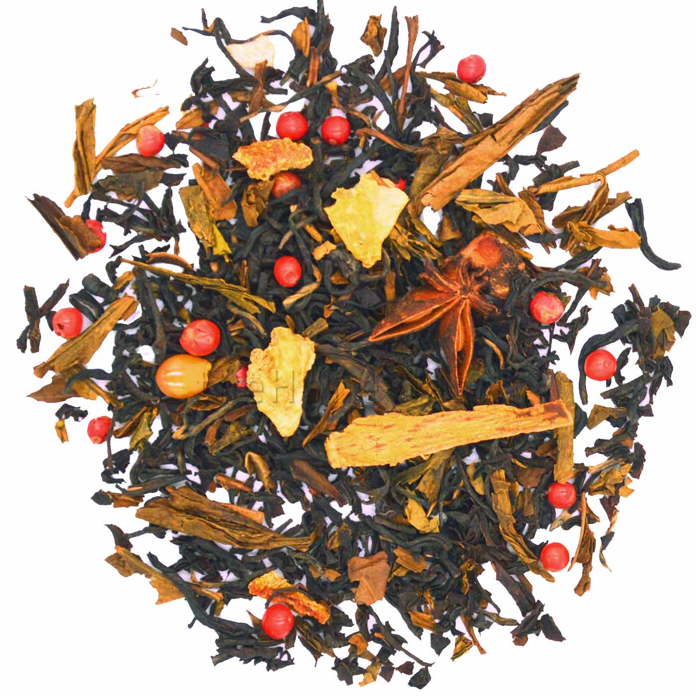 Tè di Natale - Tè nero Assam con bacche di rosa, cannella, zenzero