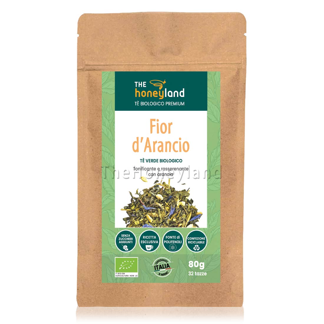 Fior d'arancio - Tè verde all'arancia di Calabria biologico