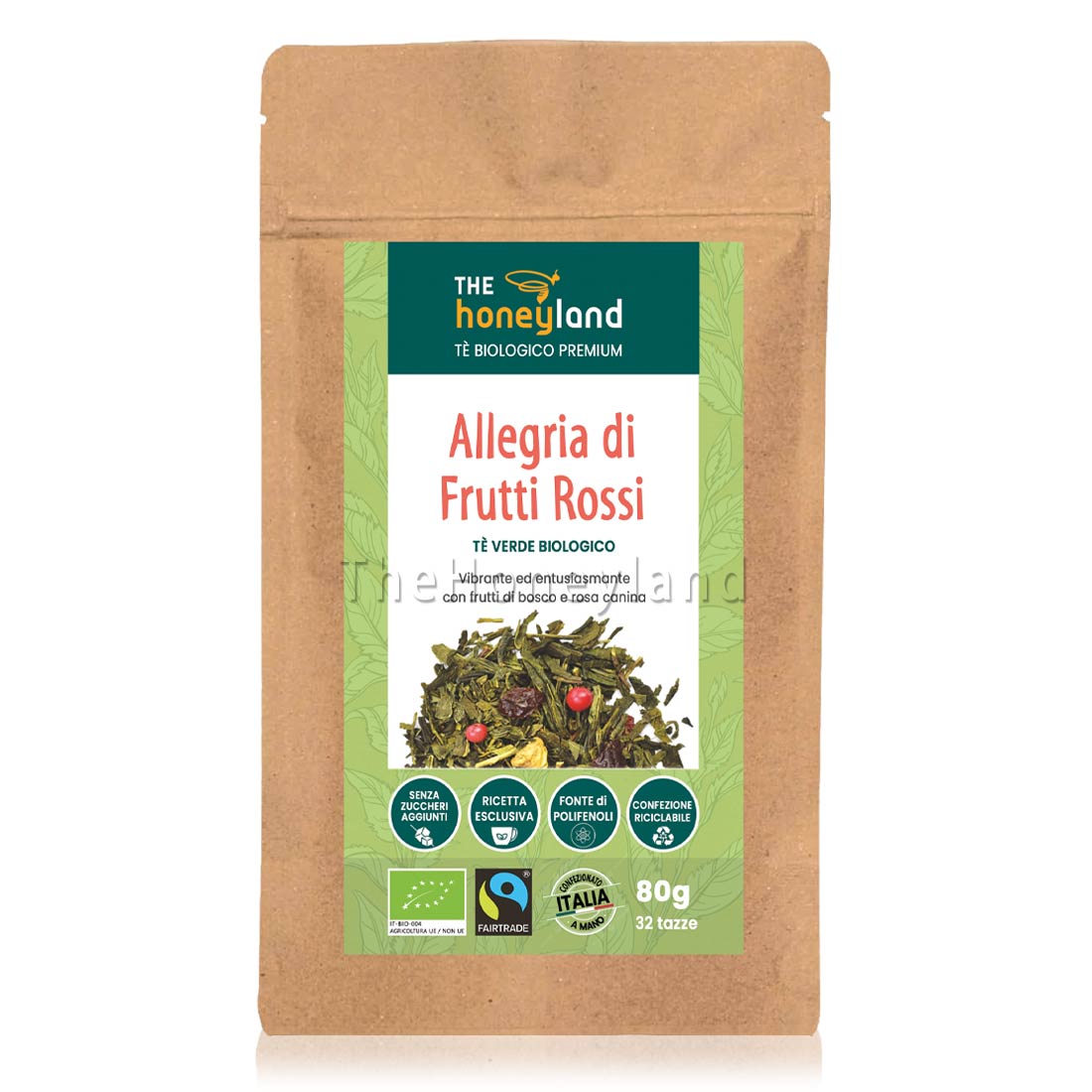 Allegria di frutti rossi - Tè verde ai frutti rossi biologico