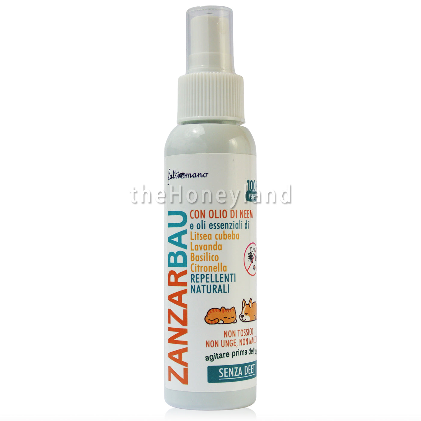 Natural mosquito repellent spray for dogs and cats - ZanzarBau