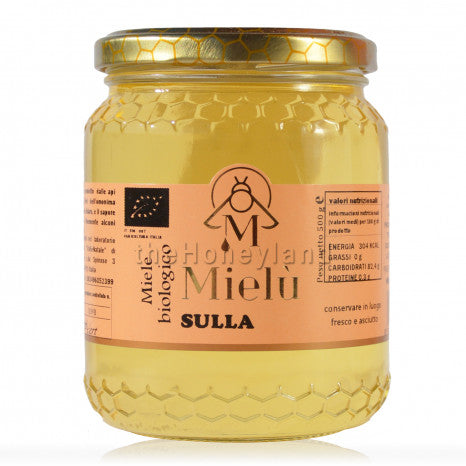Organic sulla honey from the Lucanian Dolomites