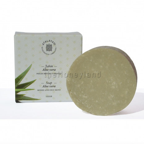 Natural handmade organic Aloe vera soap - combination and oily skin