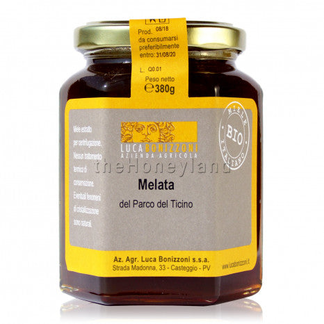 Honeydew honey from the Ticino Park