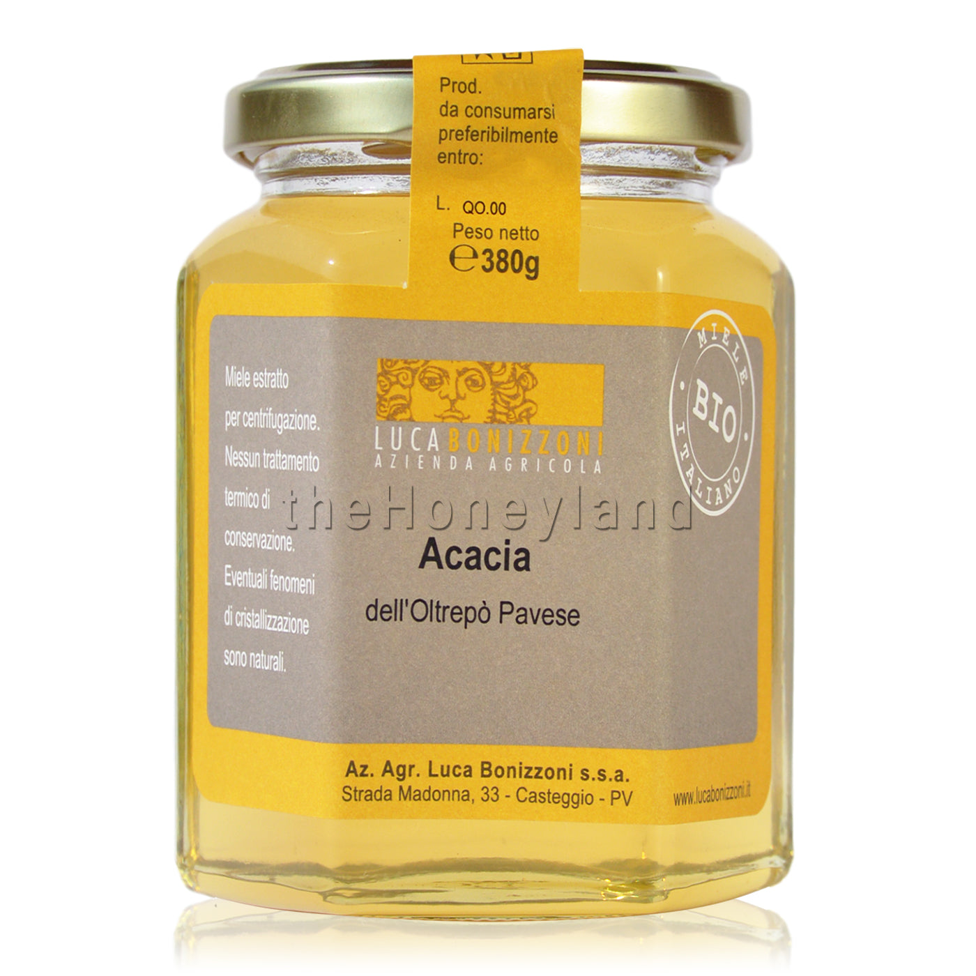 Organic Acacia Honey from Oltrepò Pavese