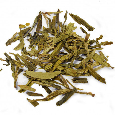 Tè verde biologico in foglie