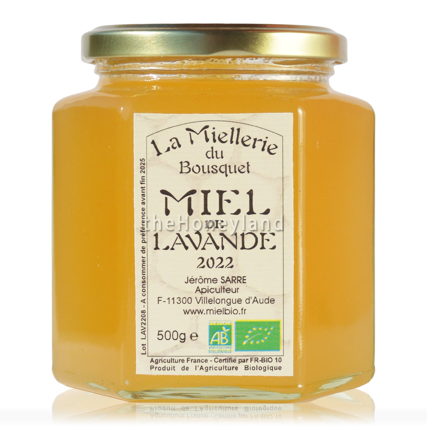 Organic lavender honey from the Alpes de Haute Provence