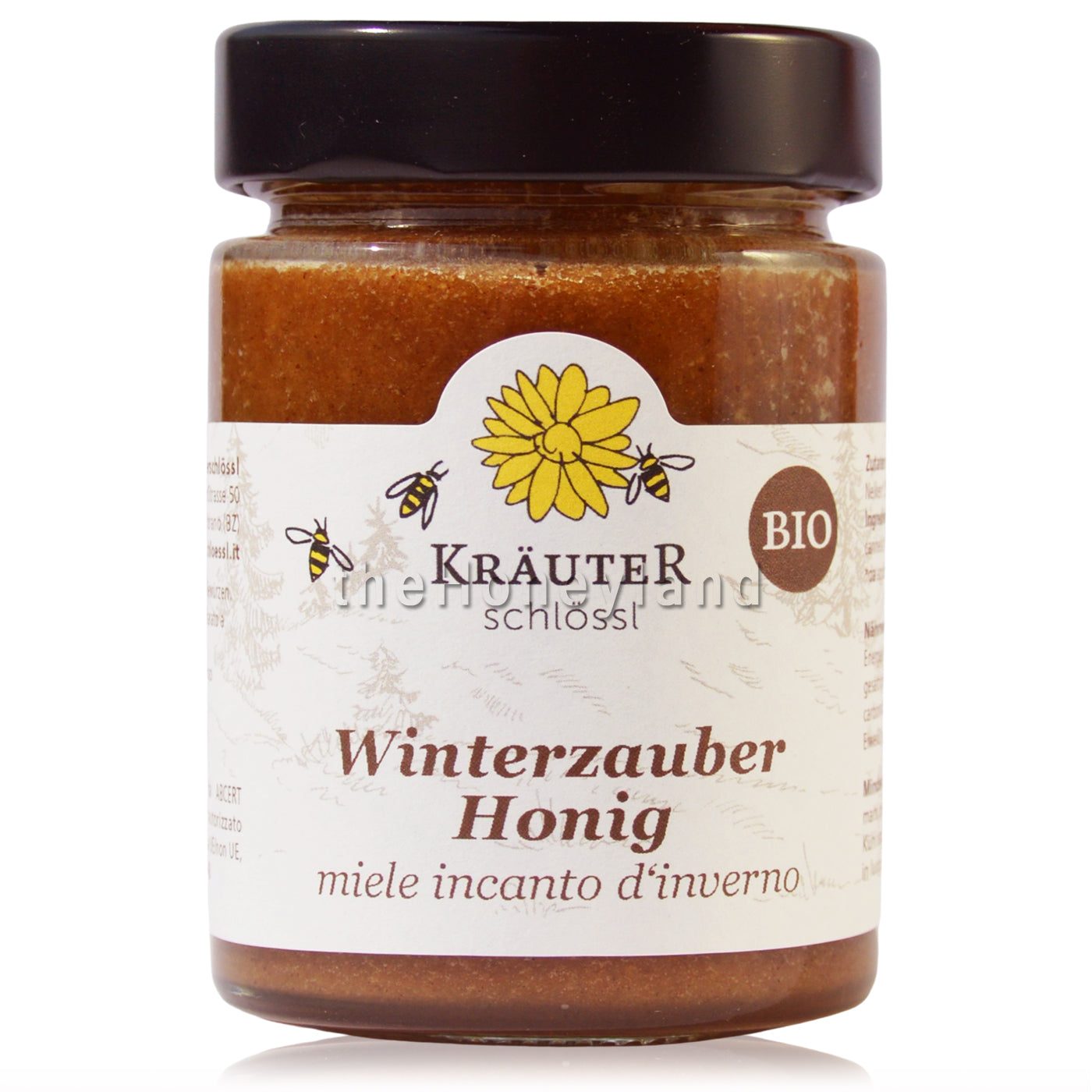 Honey with cinnamon and organic ginger - Winter Enchantment