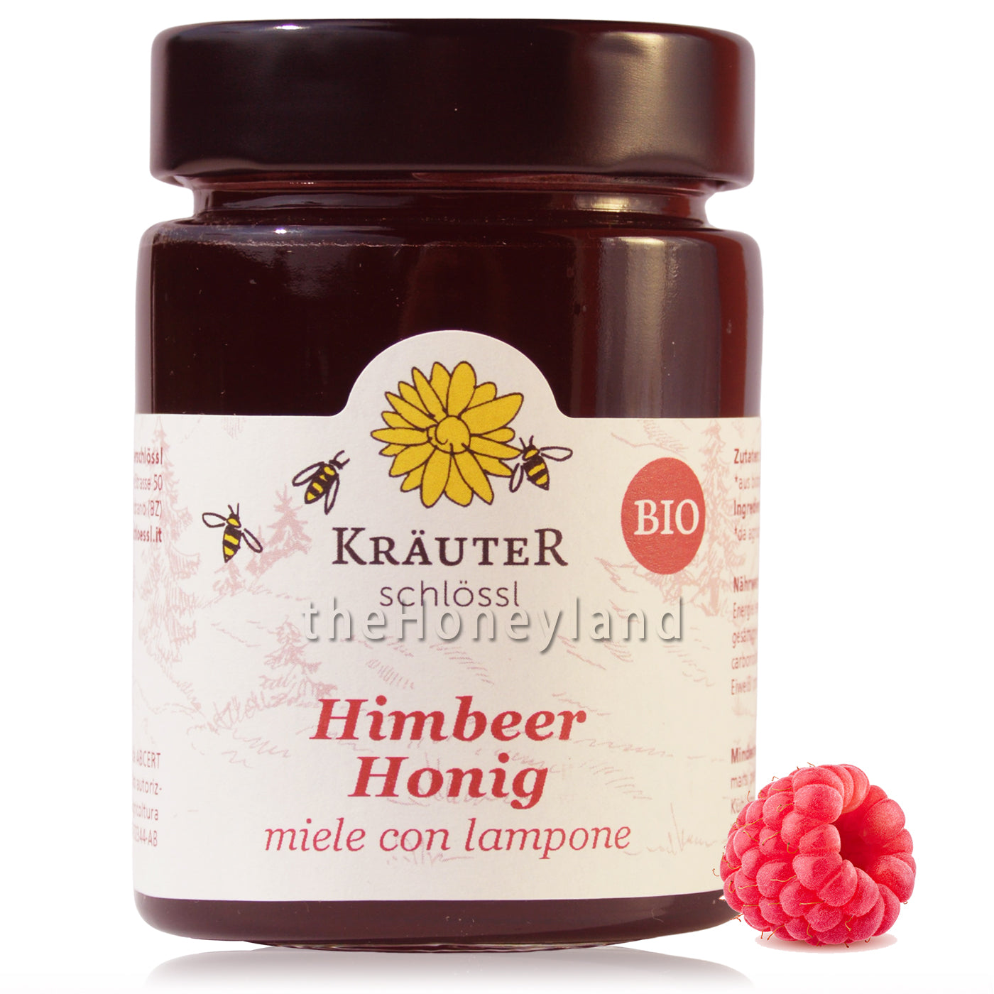 Honey with raspberries from Alto Adige