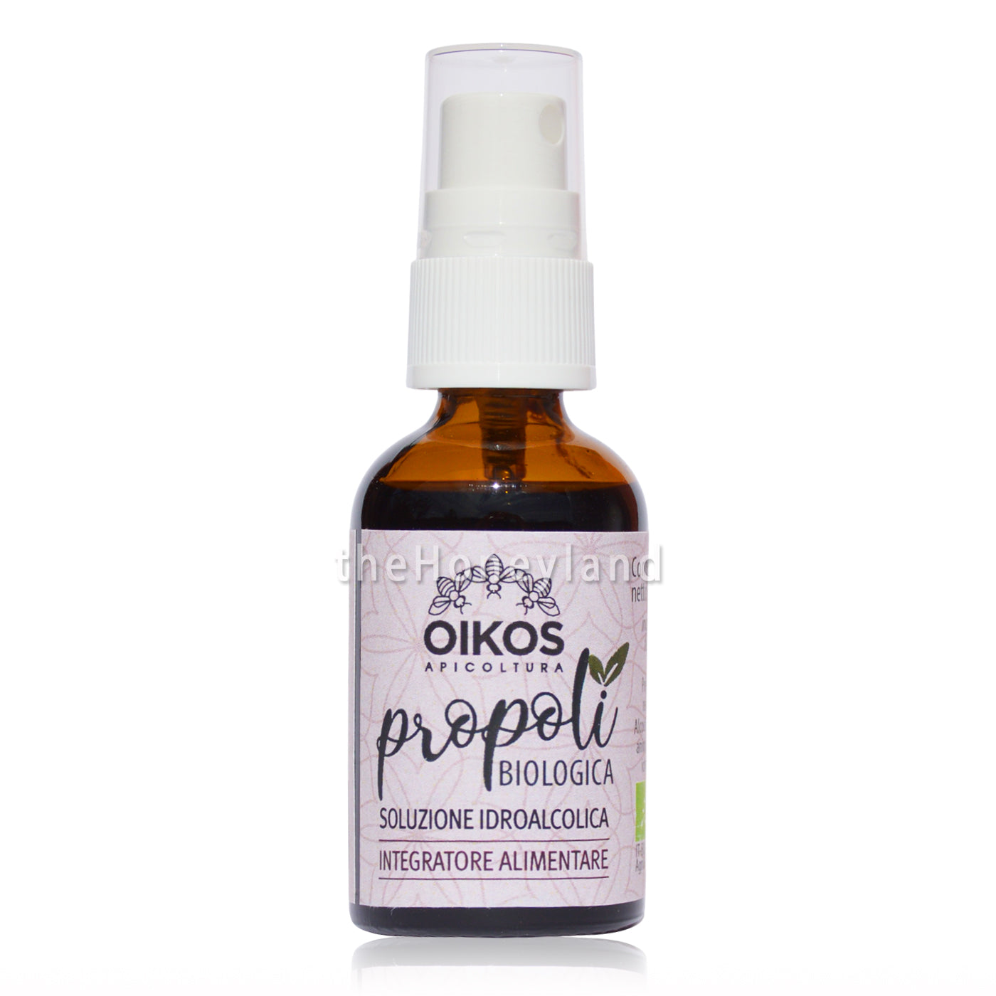 Organic propolis throat spray with 30% raw propolis